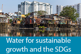 Water for sustainable growth and the SDGs - thicker font
